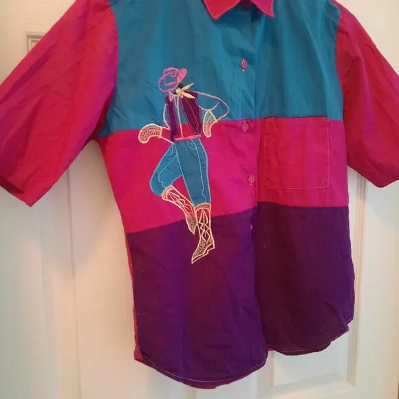 100% Cotton Embroidery Blouse - Picture 1 of 6